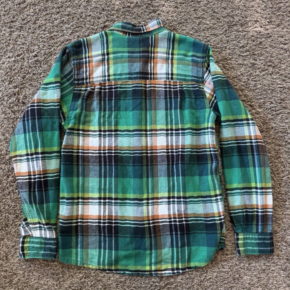 KAVU Men's Medium Multi Color Plaid Flannel Long Sleeve Button Down Shirt *READ* - Picture 2 of 8